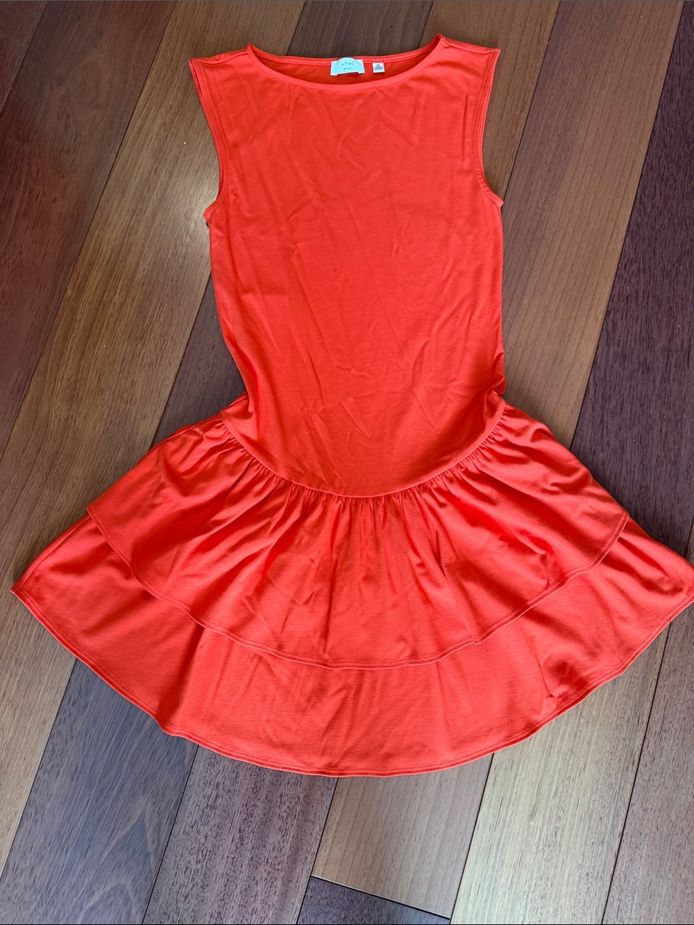Aritzia Willard Sleeveless Orange Dress XS